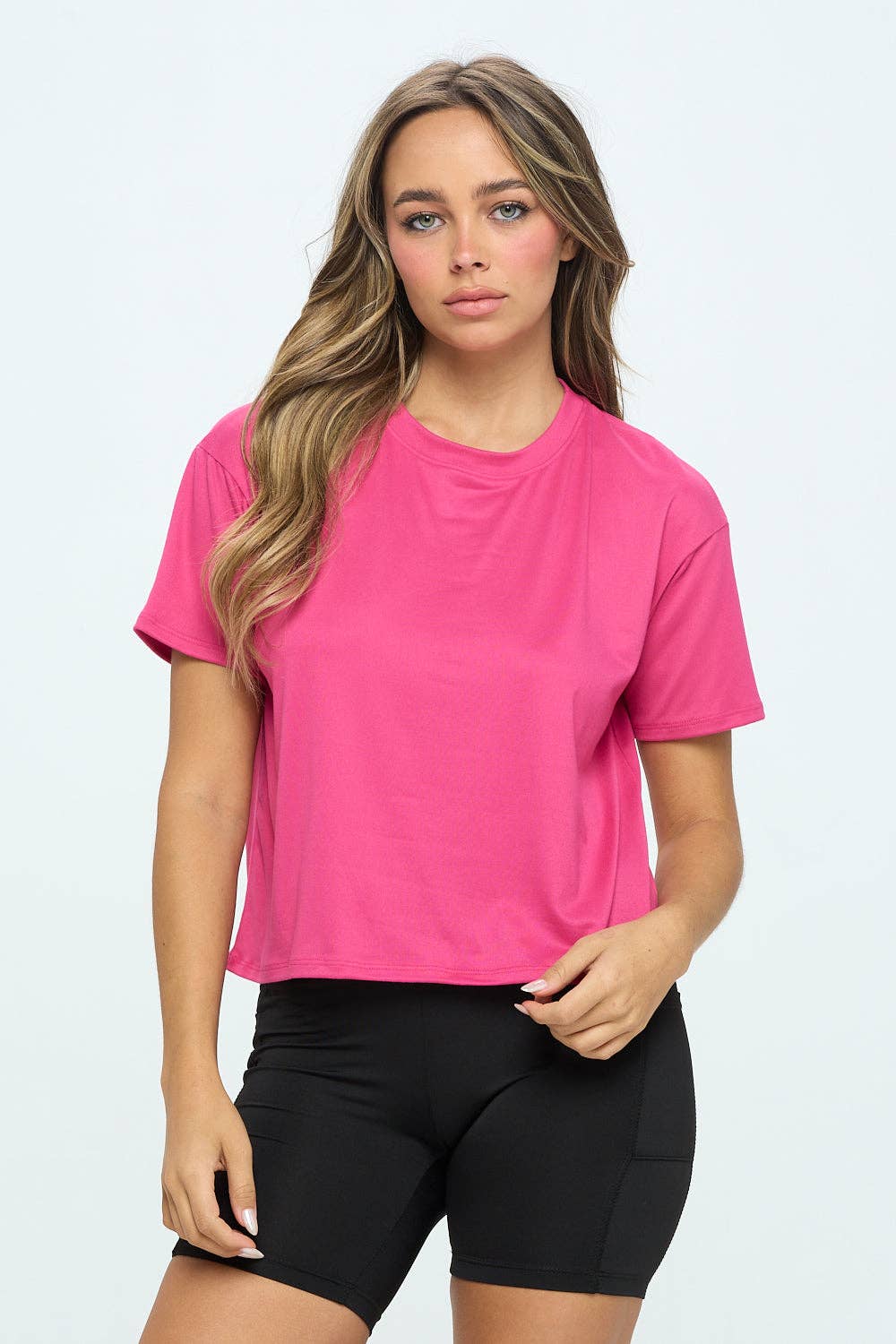 Knit Riot – Engroshandel T-shirt – til kvinder – Kortærmet Boxy Cropped Tee10