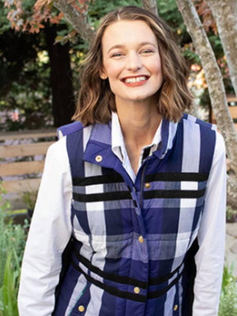 Rosey Vest Deep Purple for wholesale by Dizzy-Lizzie