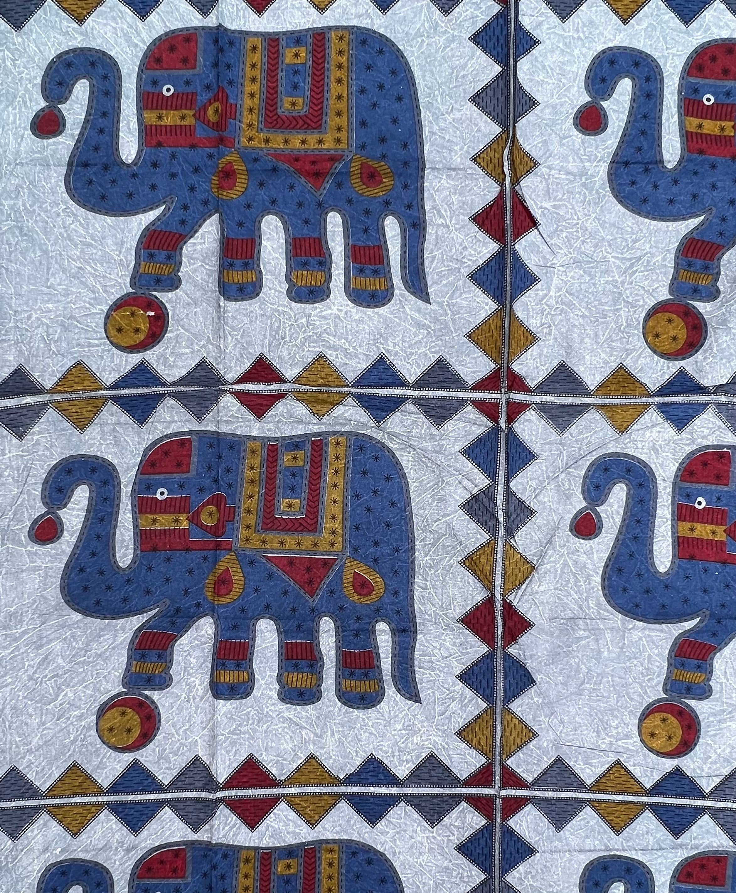 Lungta Imports - Wholesale Tapestry/Textile - Indian Elephants Tapestry Wall Decor Beach Throw7