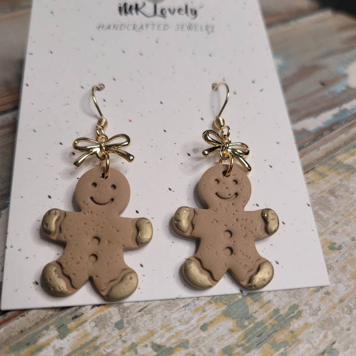 MK Lovely Boutique - Wholesale Dangle Earrings - Gingerbread Dangles0