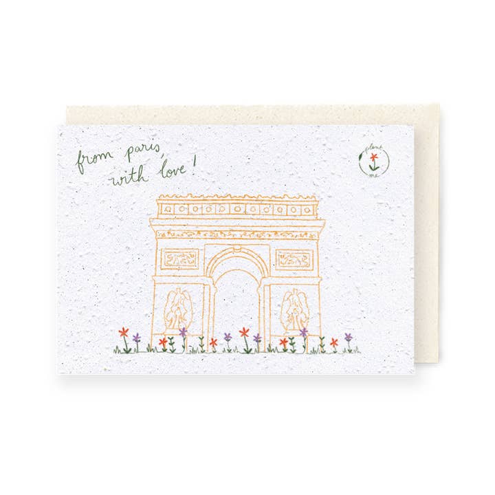 Plantenkaart - Met liefde uit Parijs voor wholesale door Papier Fleur