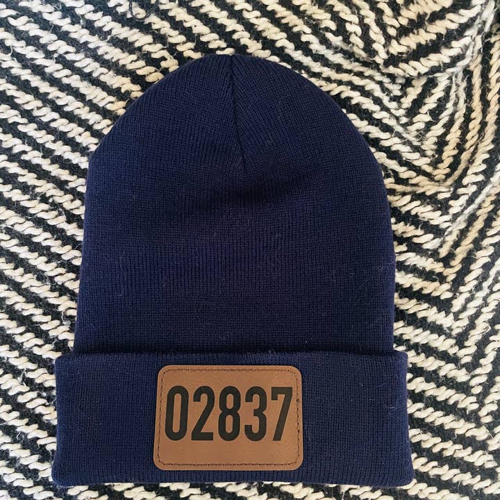 With Love Louise - Wholesale Beanie - Women's - Custom Patch Beanie - Personalized Zip Code beanie21