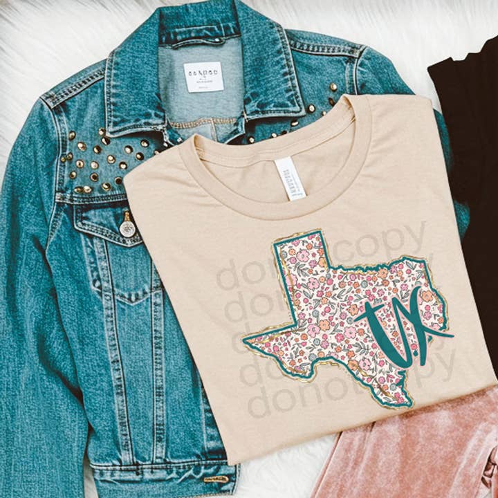 Transferencia Térmica Floral de Primavera de Texas DTF para venta al por mayor de Trendy Transfers