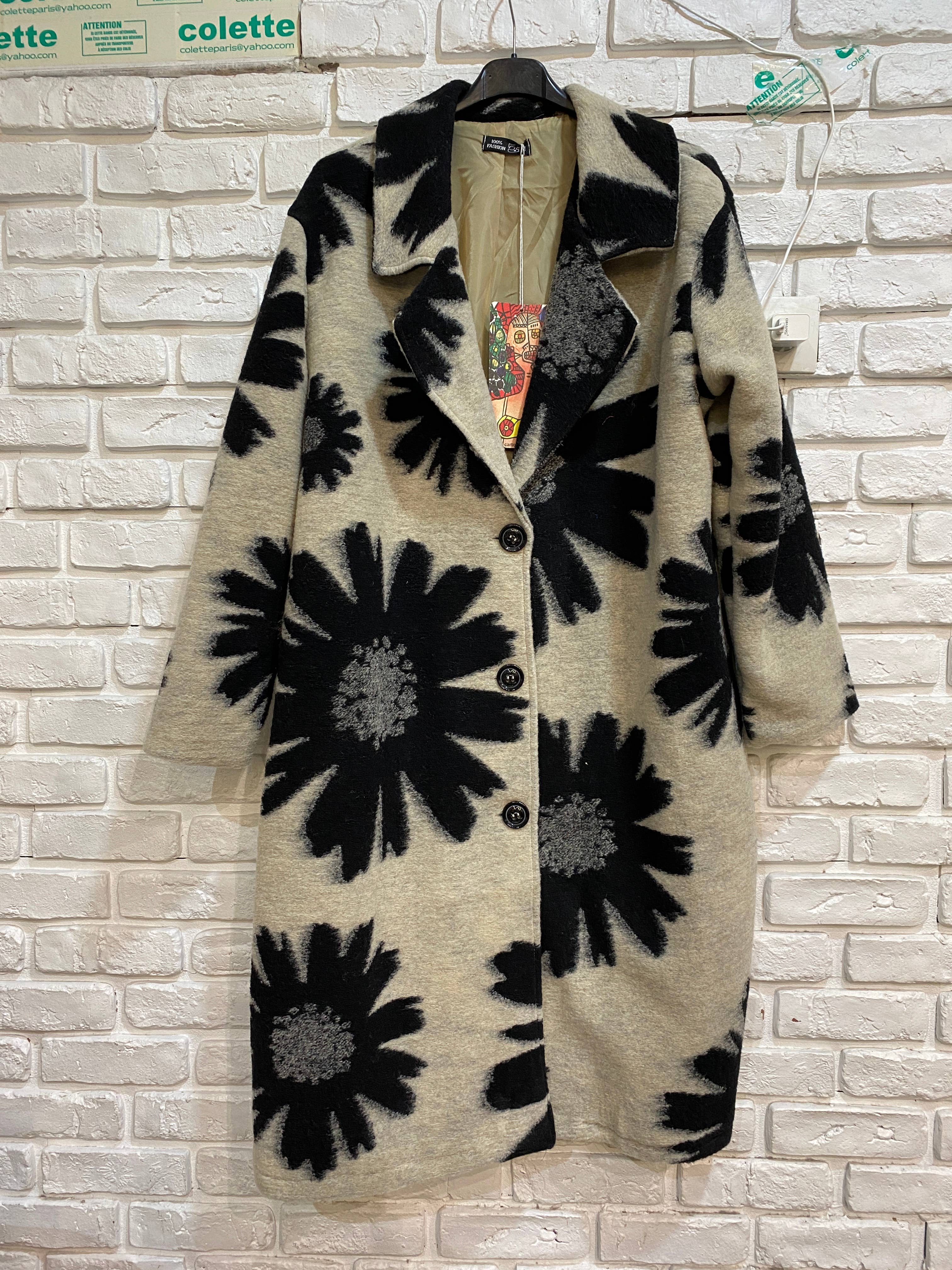 bordeaux Tryckt kappa i ullblandning 99201 80% ull 20% polyester för wholesale på Faire13