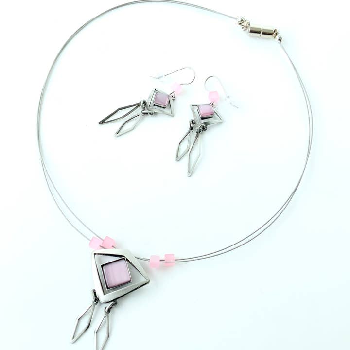 Christophe Poly / Crono Design - Vente Parures de bijoux - ENSEMBLES Préemballés (DFY1) - 6xColliers17'' & Ensembles d'Oreilles & Présentoirs Gratuits16