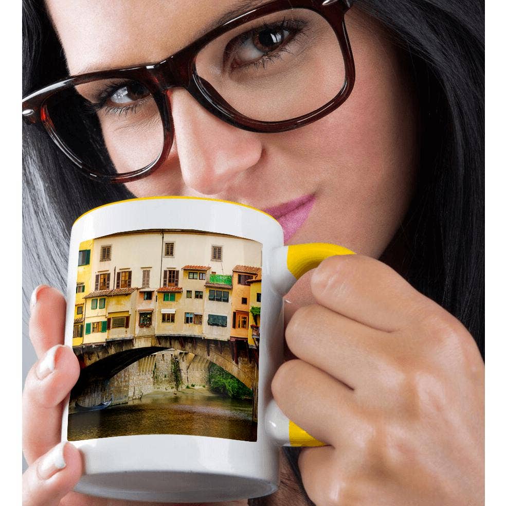3dRose - Wholesale Coffee mug - 3dRose, Shop windows and shutters, Ponte Vecchio, Florence, Tuscany, Italy, Mug1