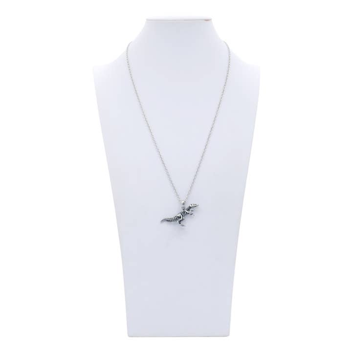 Controse – Großhandel Kette mit Anhänger/Charm – Controse Dinosaurier-Halskette mit T-Rex-Skelettanhänger4