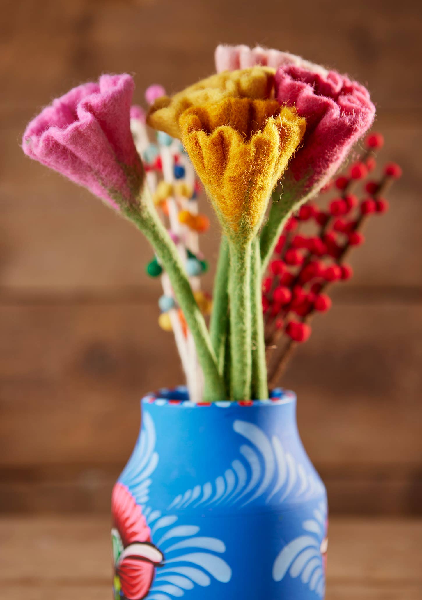 Namaste – Großhandel Künstliche Blumen – Mohnblumen aus Filz2