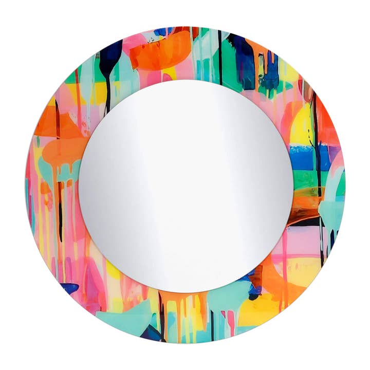 Modern design mirror 'Abstract' for wholesale by ADM Home Decoration