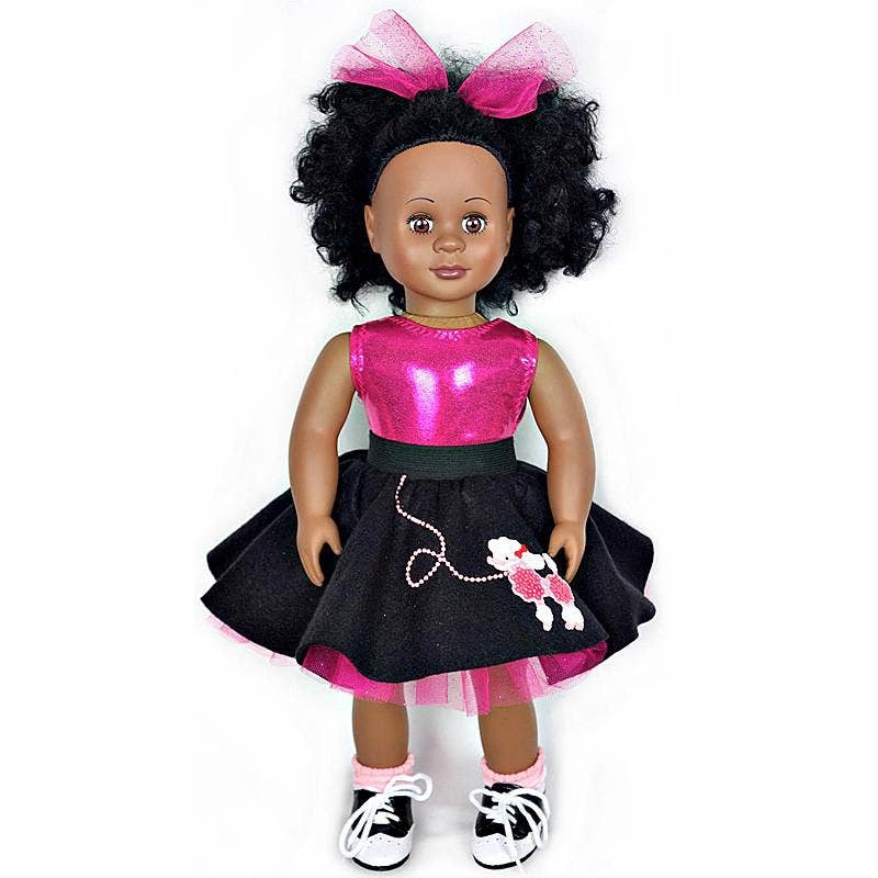 Fairy Finery Inc - Wholesale Doll Clothing - Kids - Doll Poodle Skirt Set0