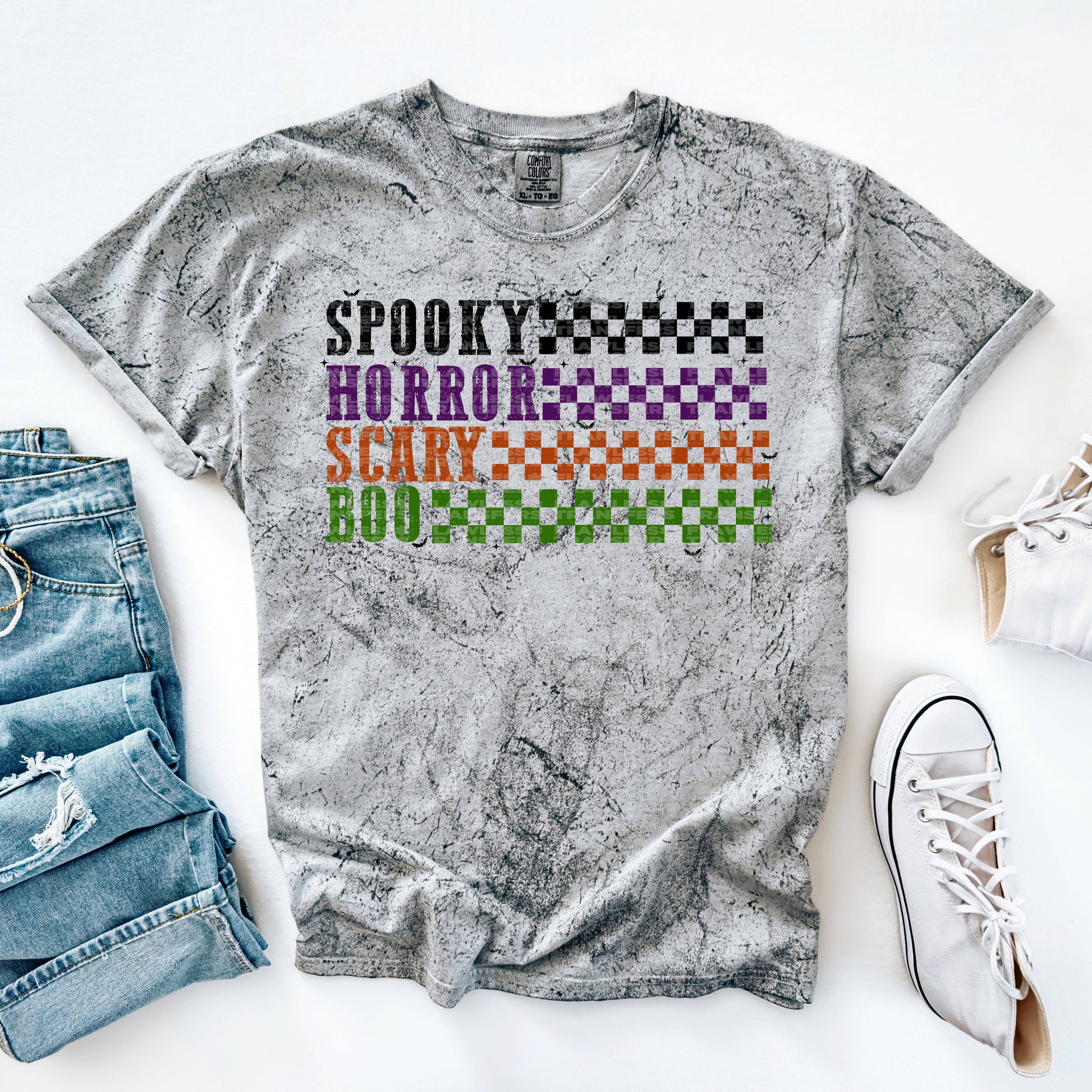 Flawless Transfers - Wholesale Sublimation Transfer - Spooky Horror Scary Boo #2427 DTF Transfer0