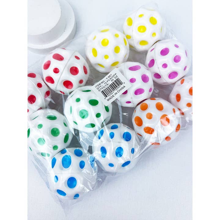 MIX COLOR White Tone Super High Bouncing Balls Toys for wholesale on Faire