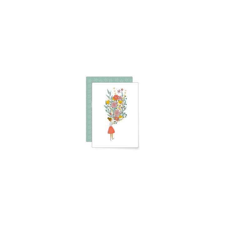 Flowers | mini card for wholesale by MIAO Papeterie