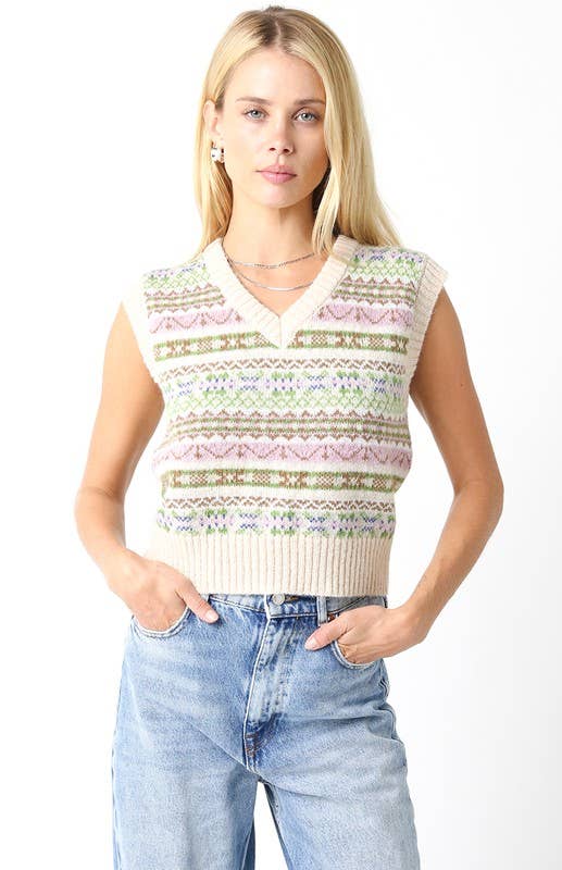 Olivaceous - Vendita all'ingrosso Maglione tricot - Donna - Maglione Marjorie11