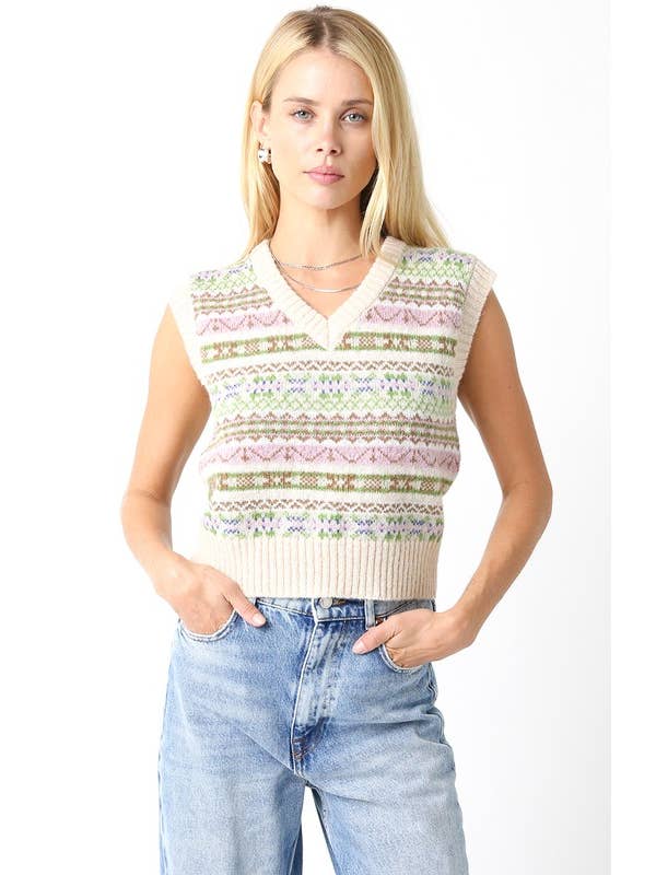 Olivaceous - Vendita all'ingrosso Maglione tricot - Donna - Maglione Marjorie11