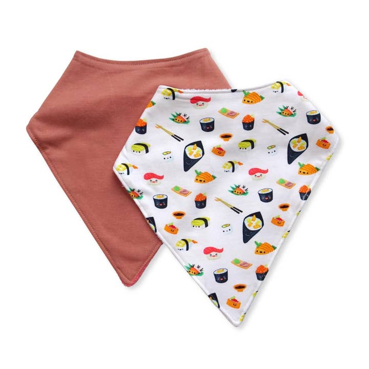 Earth Baby Outfitters - Wholesale Bandana Bib - Tencel Bandana Bibs - 2 Pack3