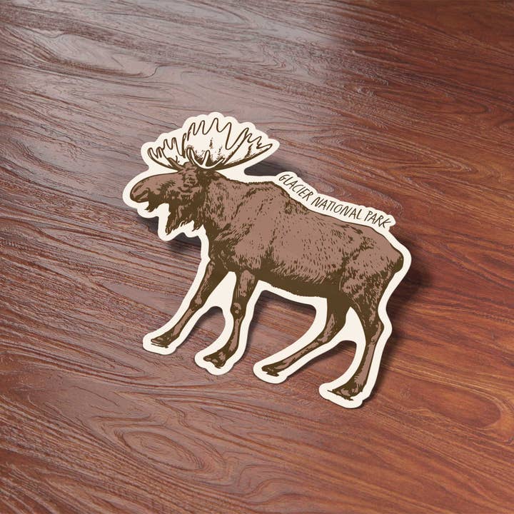 Sentinel Supply - Wholesale Sticker - Custom Moose Stickers - Name Drop Nature Decals3