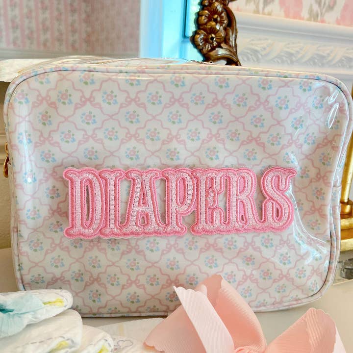 KENZKUSTOMZ - Wholesale Diaper Caddy - Baby - Diapers XL - Clear Coat Bag
