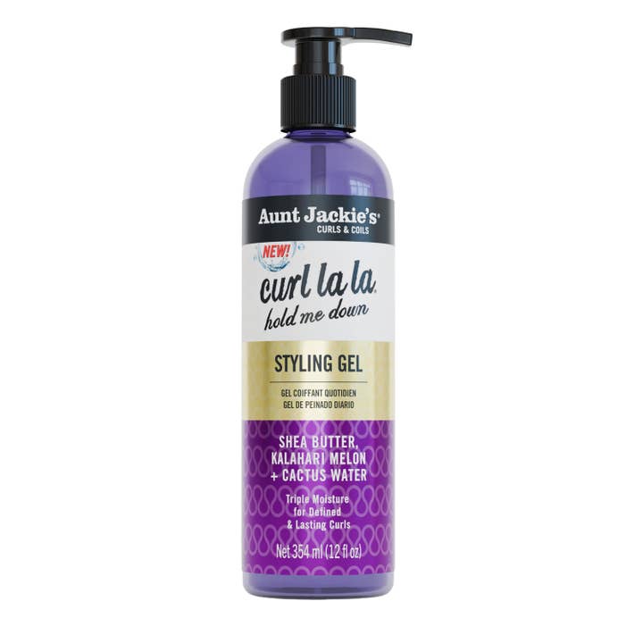 Gel de peinado Aunt Jackie's Curl La La Hold Me Down, 12 oz para venta al por mayor de KT Supply