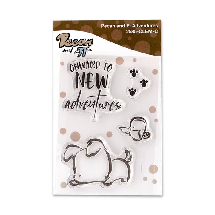Pecan and Pi Adventures transparante polymere stempels voor wholesale door Impronte D'Autore