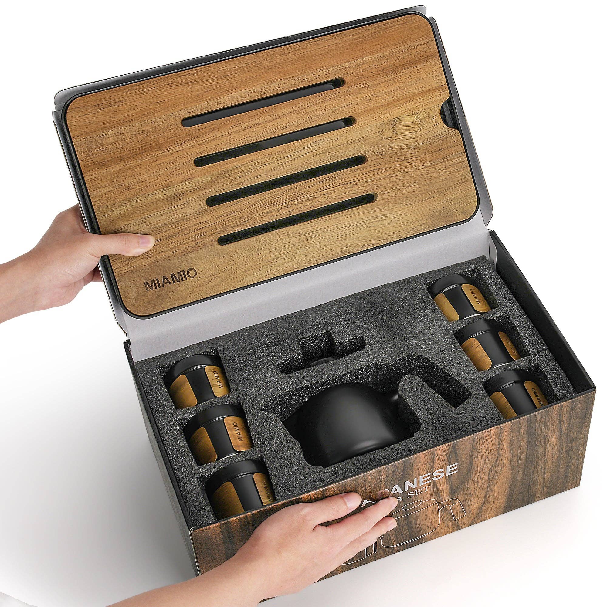 MIAMIO - Wholesale Tea Set - Traditional Japanese Tea Set 6-Piece Set 620 ml2