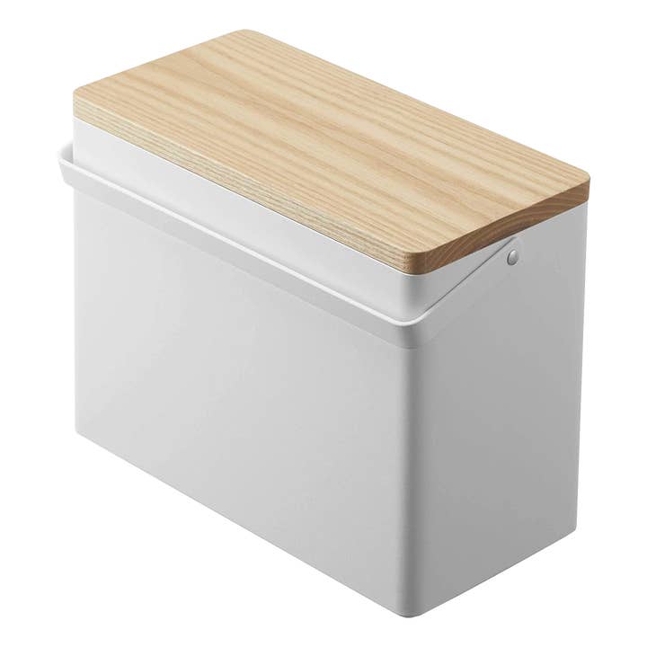 Yamazaki Home - Wholesale Desk Organizer - Tower Odds-and-Ends Organizer - Steel + Wood