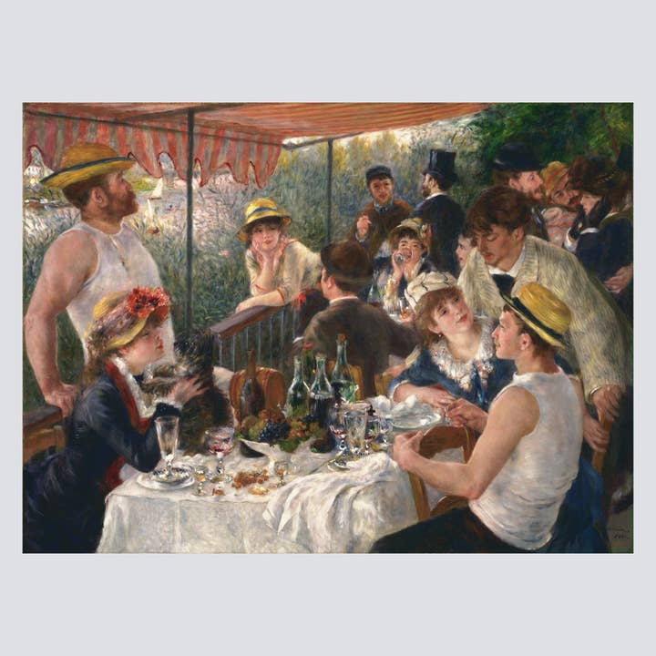 Colazione dei canottieri (1880-1881) Stampa d'arte fine per la vendita all'ingrosso da parte di Milisima Studio