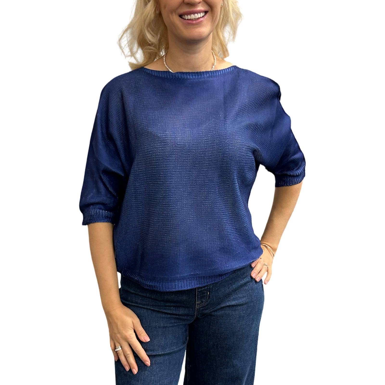 CENTO UNO ITALY - Wholesale Knit Top - Women's - Woman's viscose top MF-12