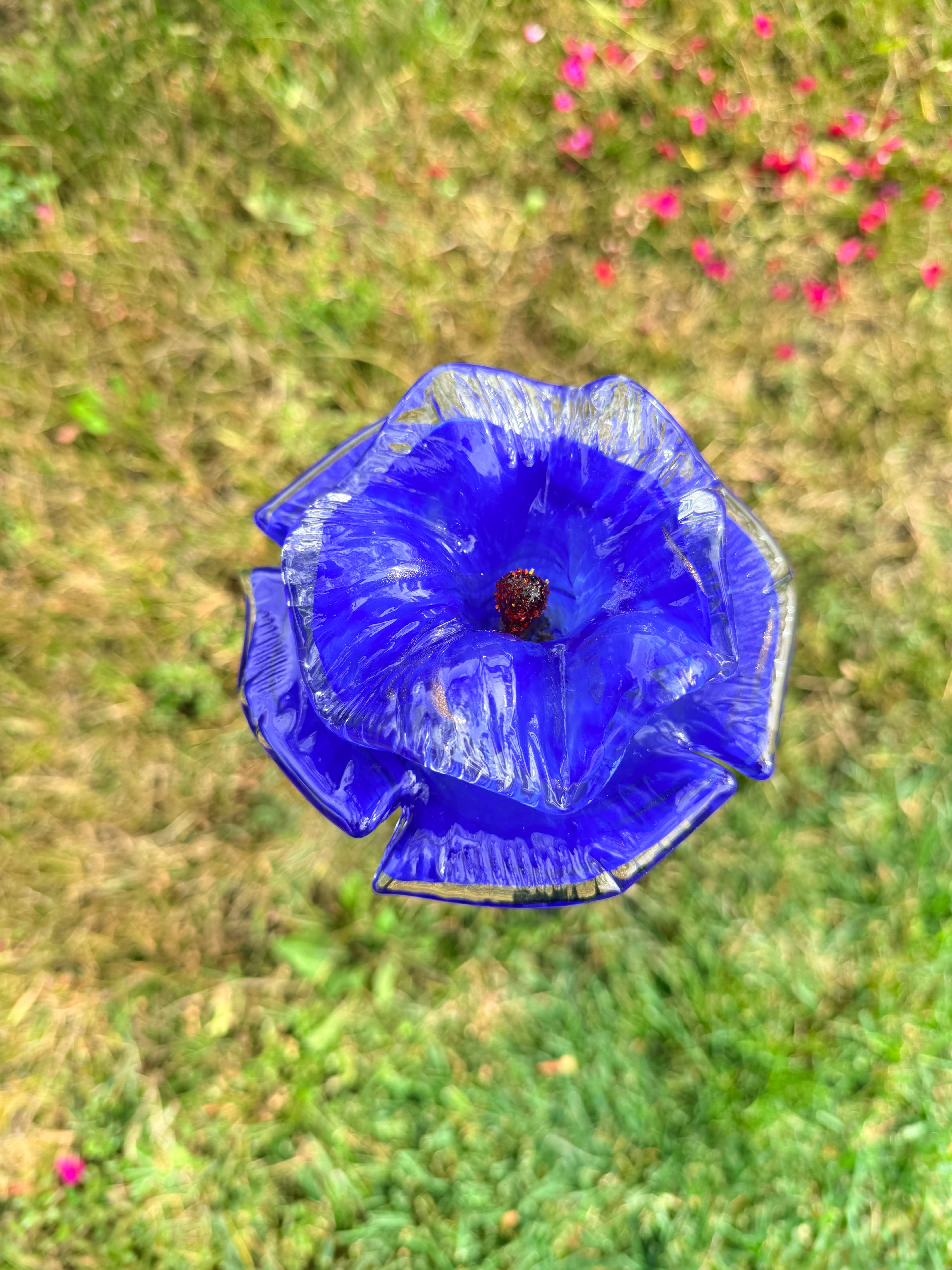 ApricotMint - Vente Piquets de jardin/pelouse - Piquet à fleurs en verre d'art, assorti, 6 couleurs, lot de 216