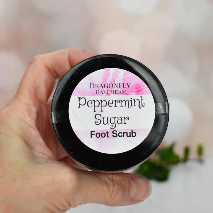 Dragonfly DayDream - Wholesale Foot Scrub/Polish - Sugar Foot Scrub PEPPERMINT5