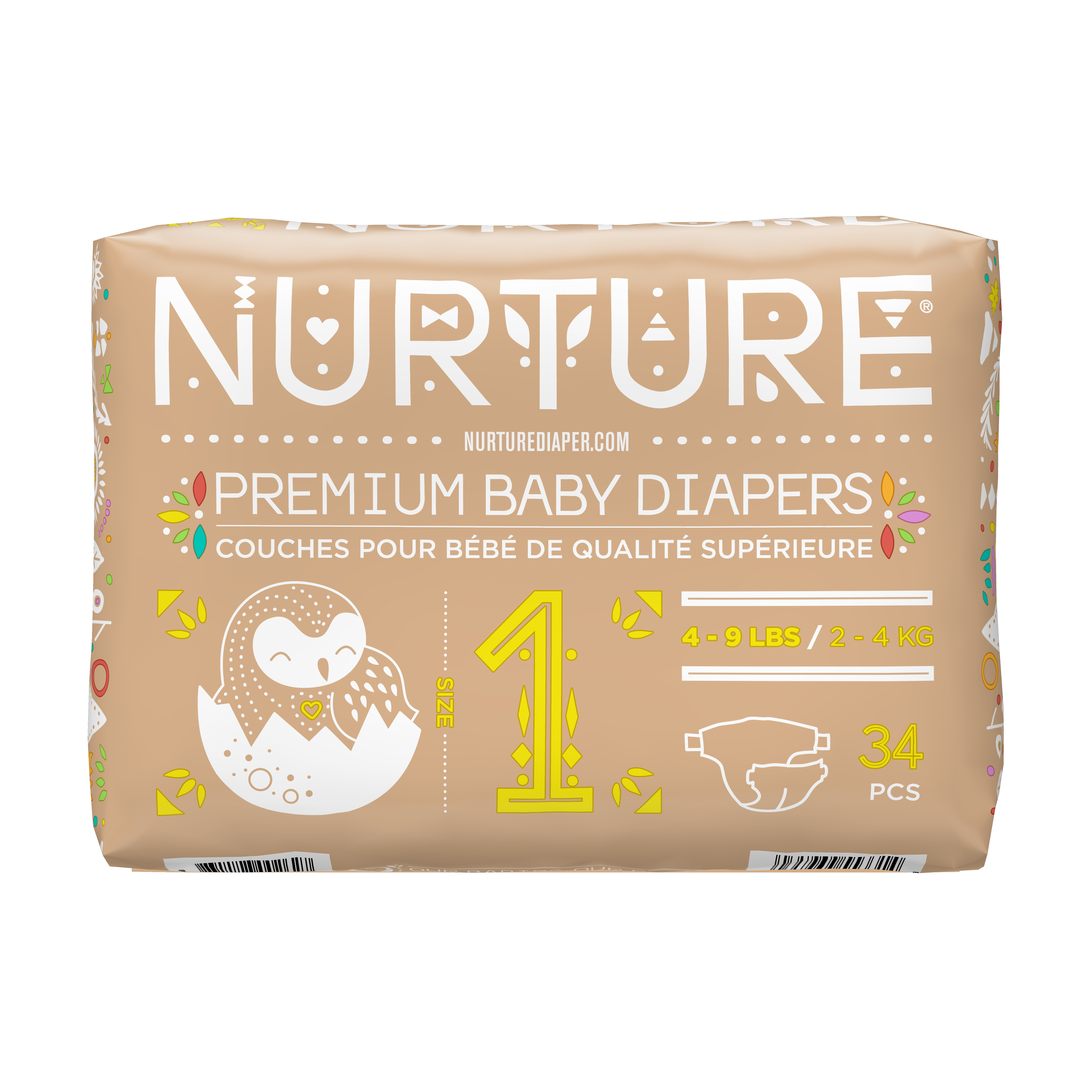 BioBag America Inc - Wholesale Diaper (Cloth) - Baby - Nurture Diapers Size 1-6 , Chemical Free, Ultra Absorbent12