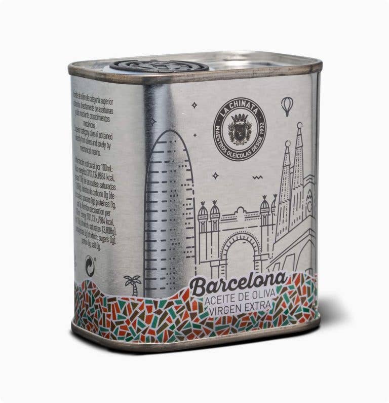 La Chinata – Engroshandel Olivenolie – La Chinata AOVE Dåse 100ml Barcelona1