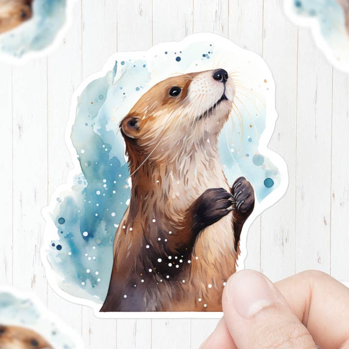 Otter-Aufkleber für den Großhandel von Mystical Clarity