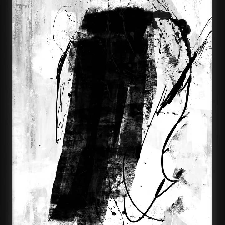 Dynamo Black Ii 20'' x 18'' Framed Wall Art for wholesale by PTM Images