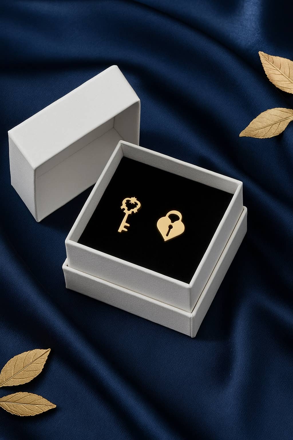 Wild & Free - Wholesale Stud/Post Earrings - Pendientes de candado y llave
