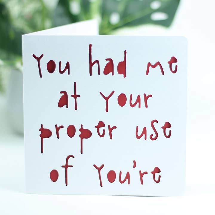 Du hattest mich bei deinem richtigen Gebrauch von dir... für den Großhandel von Paradise Papercraft