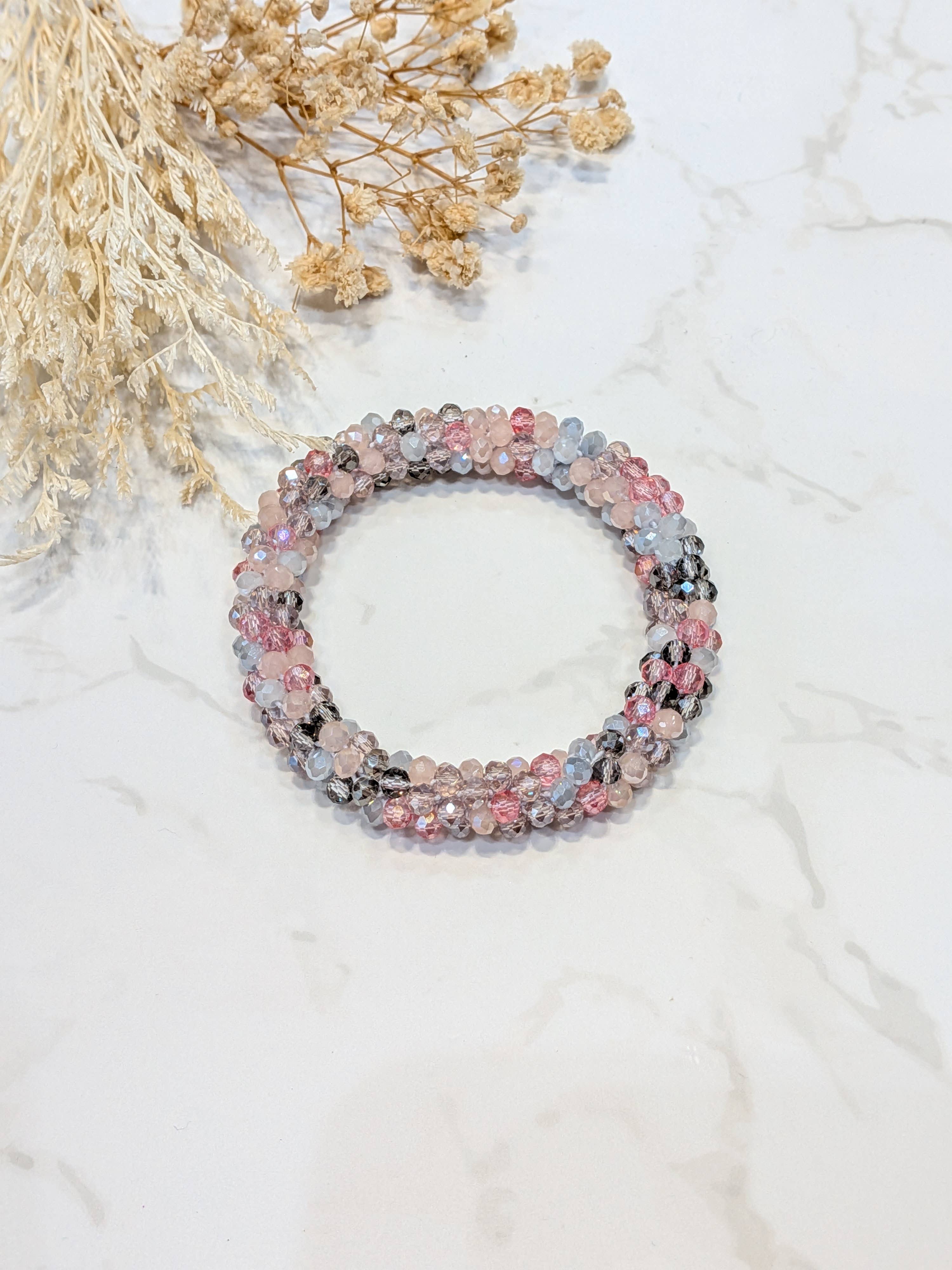 LOLO & YAYA - Wholesale Link & Chain Bracelet - Red-tone crystal effect bracelet12