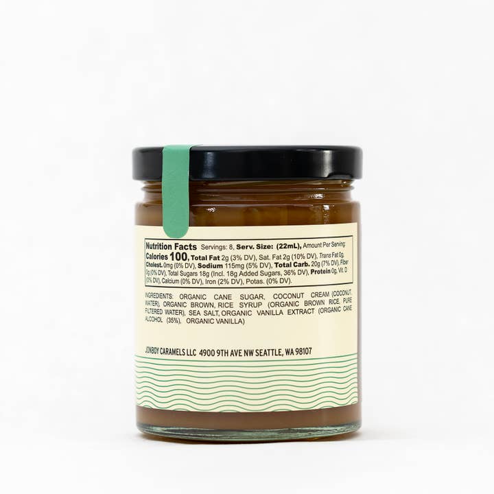 Jonboy Caramels - Wholesale Caramel Sauce - Caramel Sauce-Vegan-6 oz1