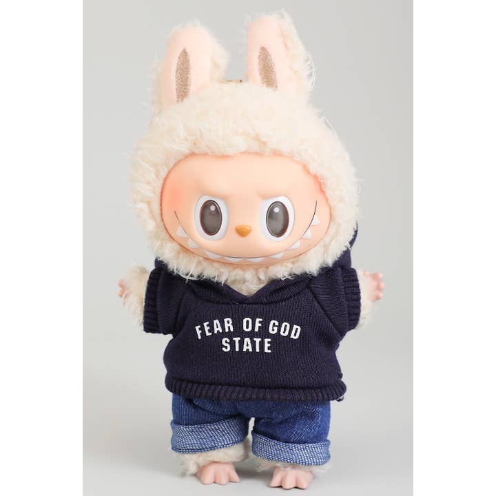 Girly - Wholesale Doll Clothing - Kids - HYPEBEAST HOODIE AND JEANS LABUBU OUTFIT