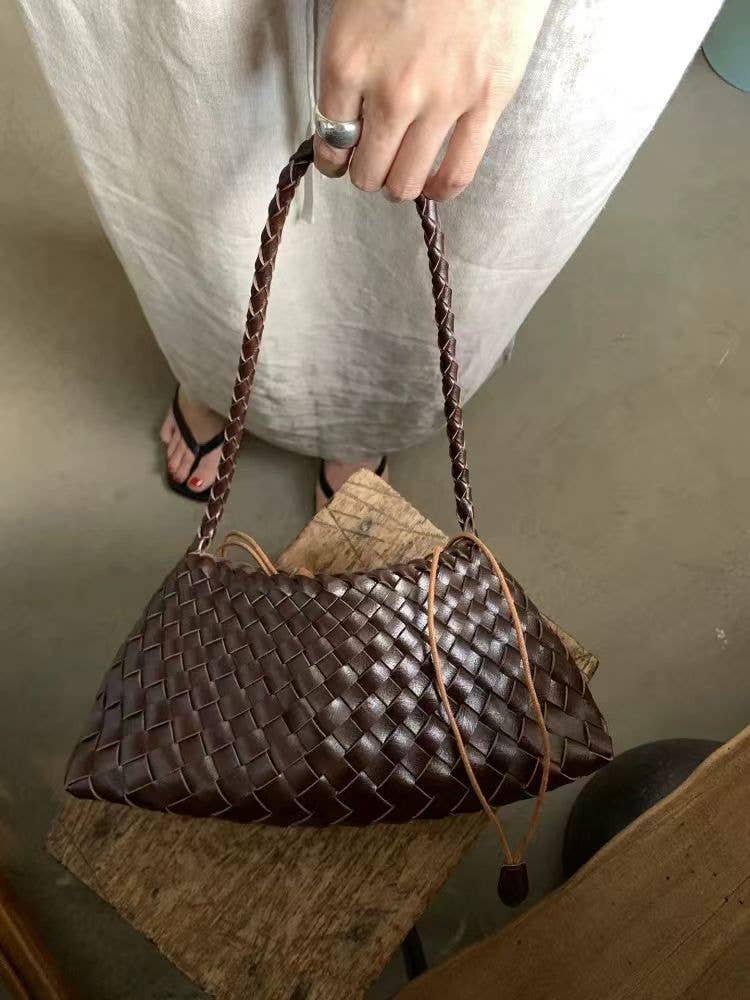 EmberLoom - Wholesale Shoulder Bag - Women's - Woven Palm Tree Accent Shoulder Bag2