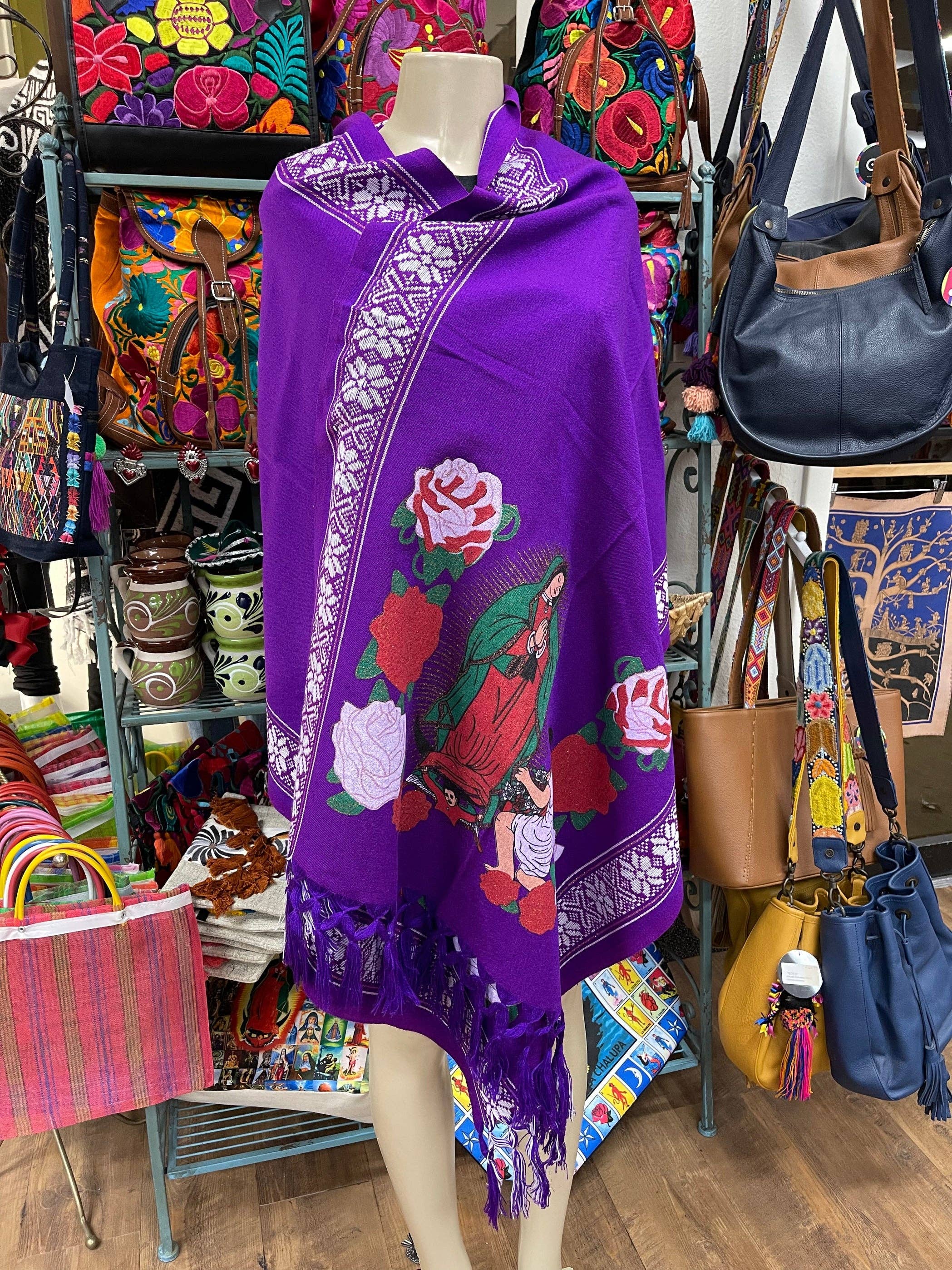 Cielito Lindo - Wholesale Wrap - Women's - Our Lady of Guadalupe Shawl3