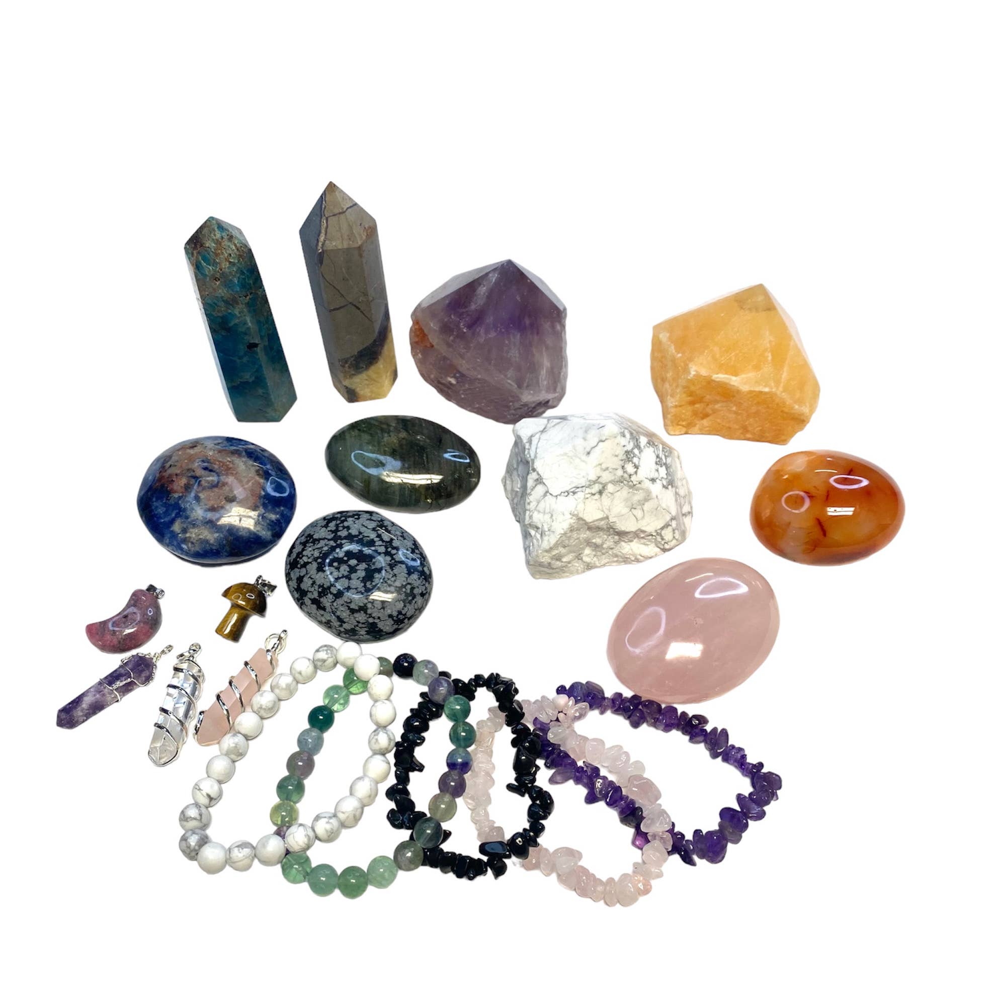 Moon Mountain Gems - Wholesale Spiritual Stone/Crystal - Crystal Wholesale Bundle $100 Edition1