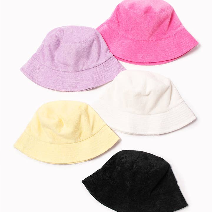 ABU4443 - Terry Cloth Bucket Hat for wholesale by David And Young