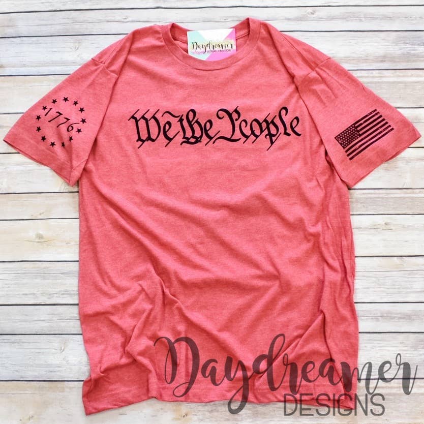 Daydreamer Designs - Wholesale Screen Printed T-Shirt - Women's - We The People Tee1