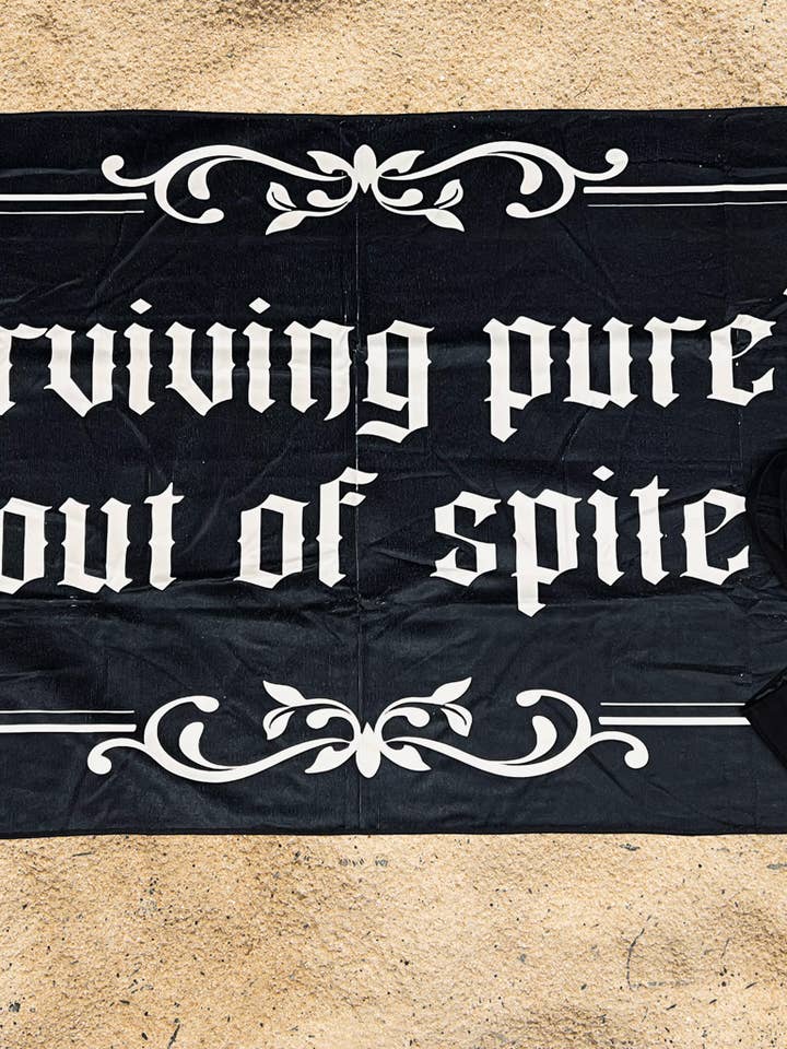 Beach Towel - Surviving Purely out of Spite for wholesale by Witchwood Bags