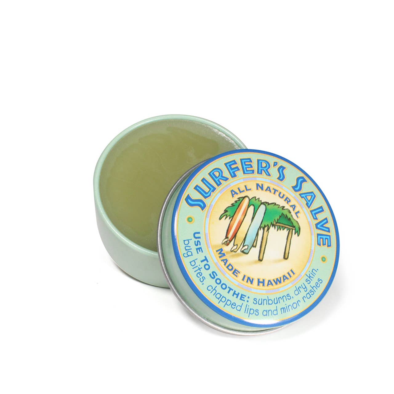 Island Soap & Candle Works - Wholesale Healing Salve/Balm/Cream - All Natural Surfer's Salve - Small 0.8 oz. tin2