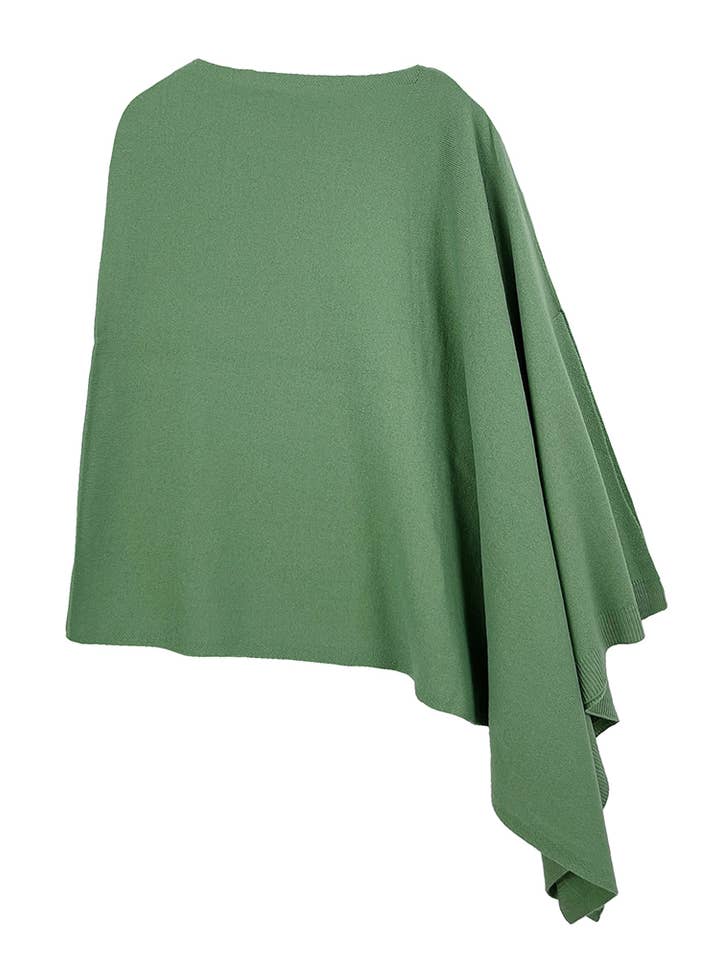 Hana - Wholesale Poncho - Women's - Solid Scarf Poncho16