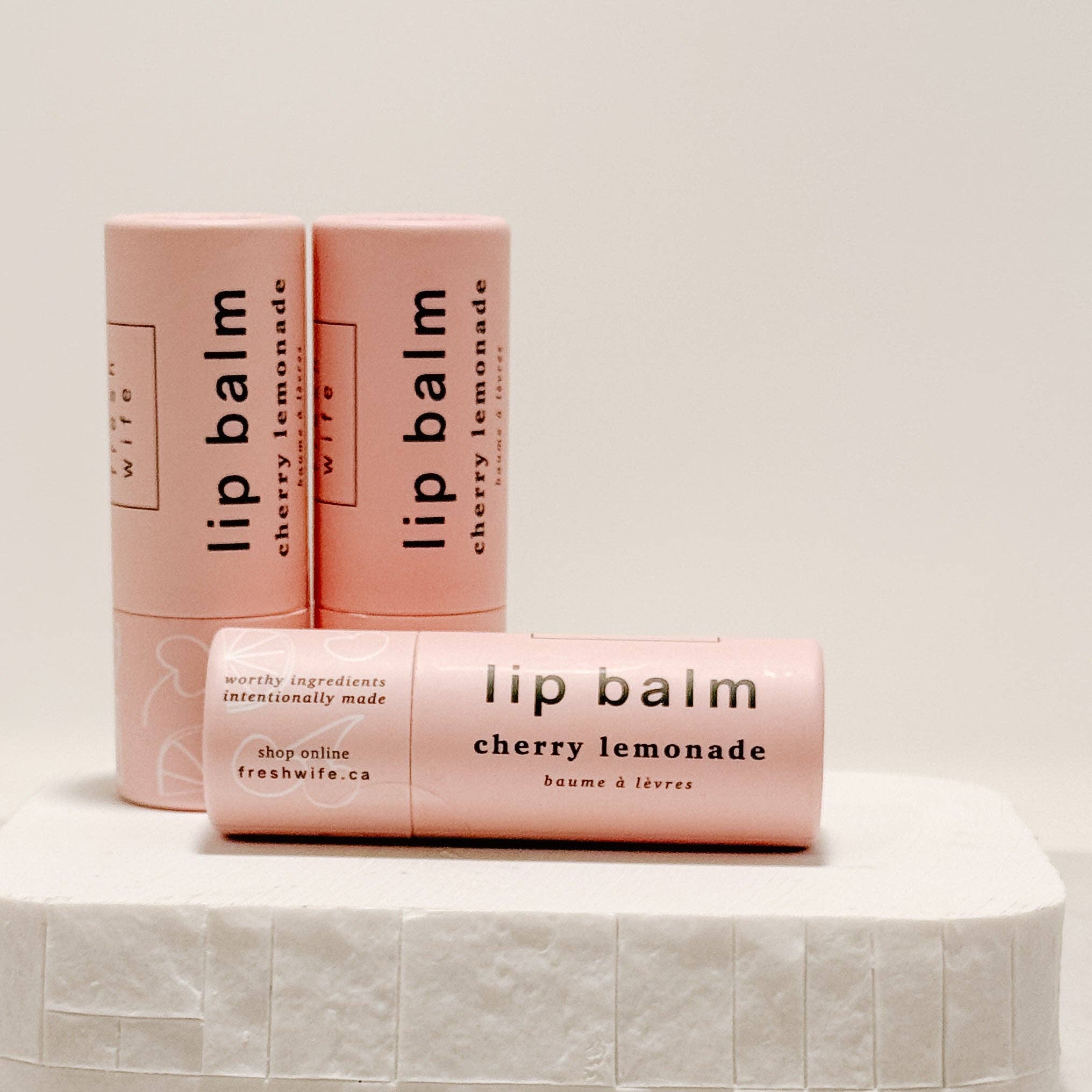 The Fresh Wife Soap Company - Wholesale Lip Balm - Cherry Lemonade Lip Balm1