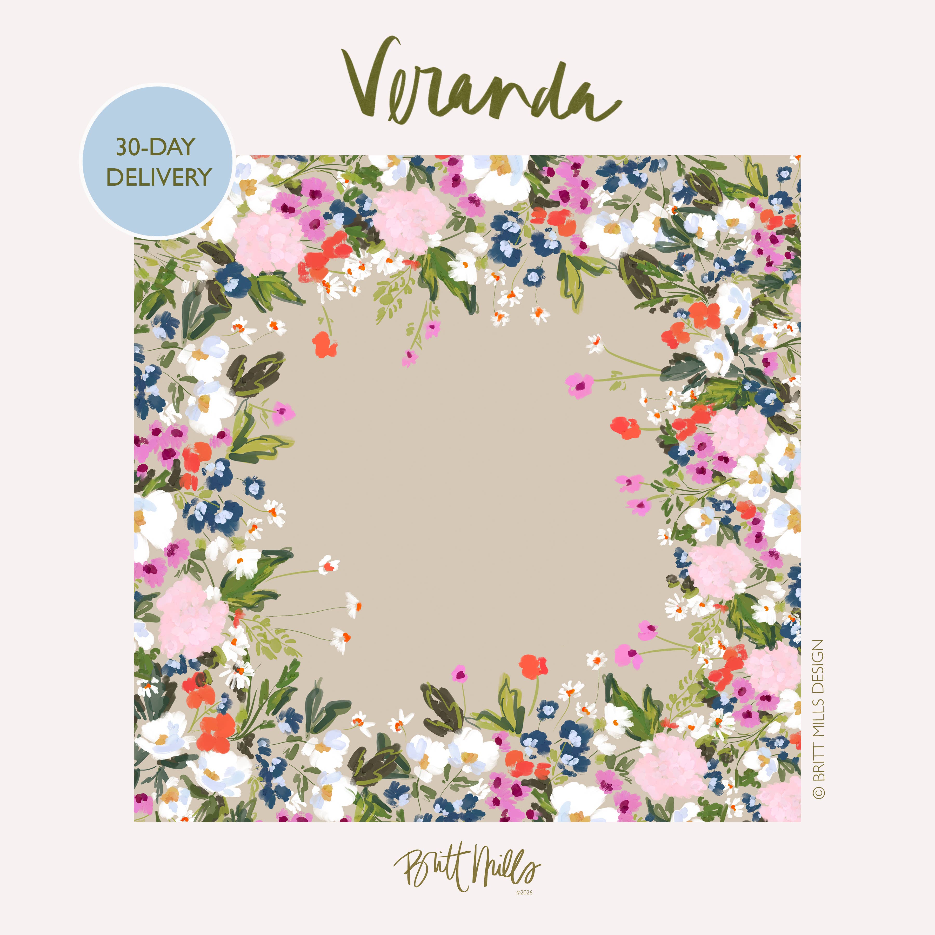 Britt Mills Design - Wholesale Decorative Tabletop Object - Britt Mills Mahjong Mats - MULTIPLE PRINTS (Non-Neoprene)10