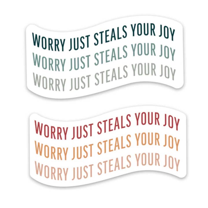 Worry stjæler Joy Sticker for engroshandel hos swaygirls